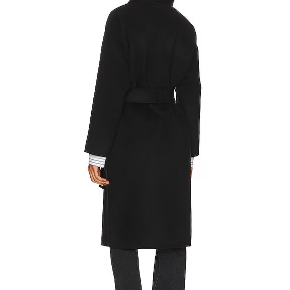 Anine Bing Black Double-Breasted Coat - Picture 4 of 5